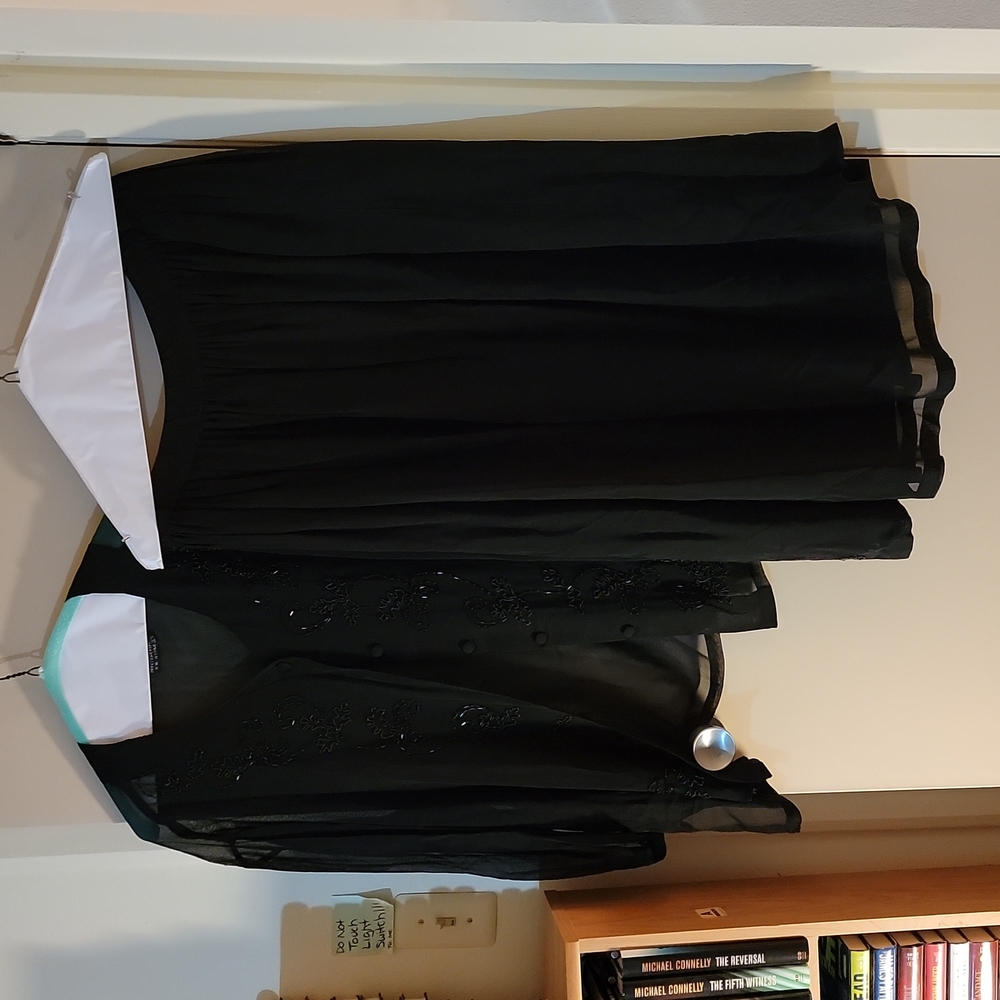 TWO Piece Skirt Set - Black